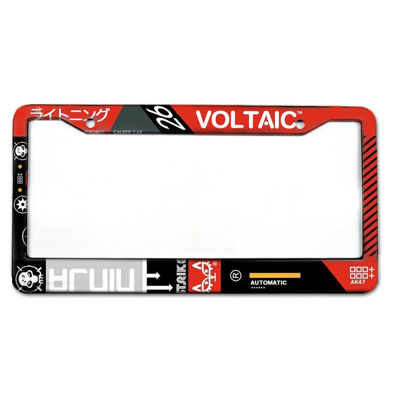 Moldura de Placa de carro Liga de Alumínio Universal