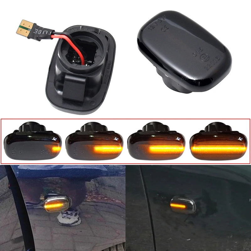 Pisca Led Lateral Sequencial Toyota Corolla E10/E11/E12 Yaris Verso Hilux Surf N21 RX