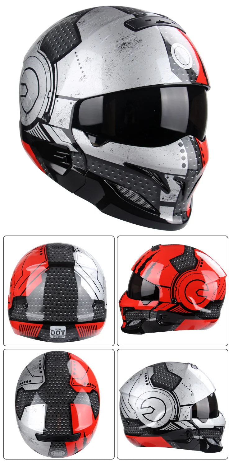 Capacete Retro Destacável Scorpion Predador Gringo