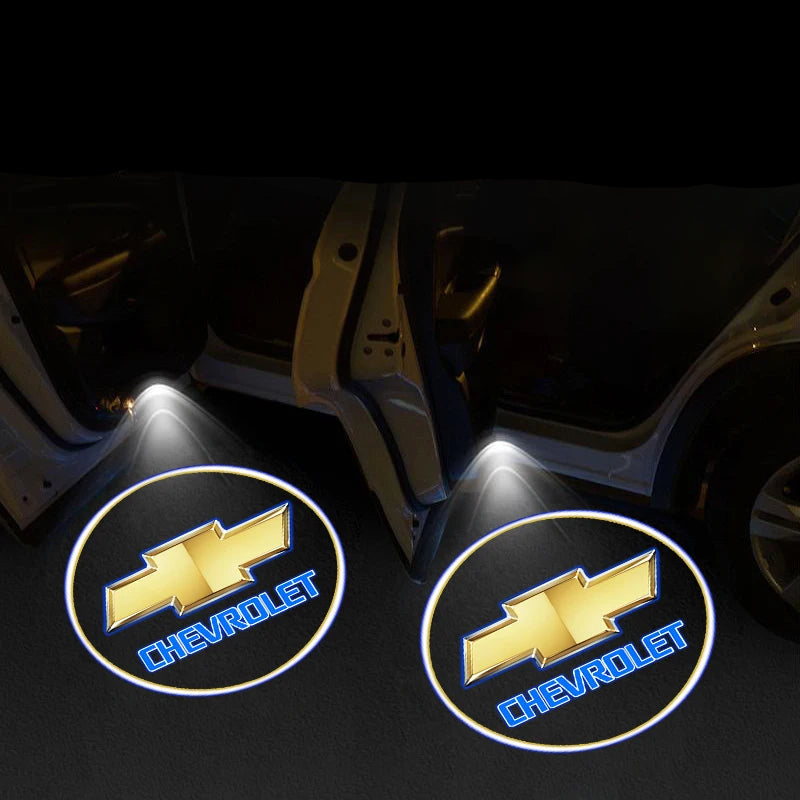 Projetor de Luz de Porta de Boas Vindas Chevrolet 2 pçs.