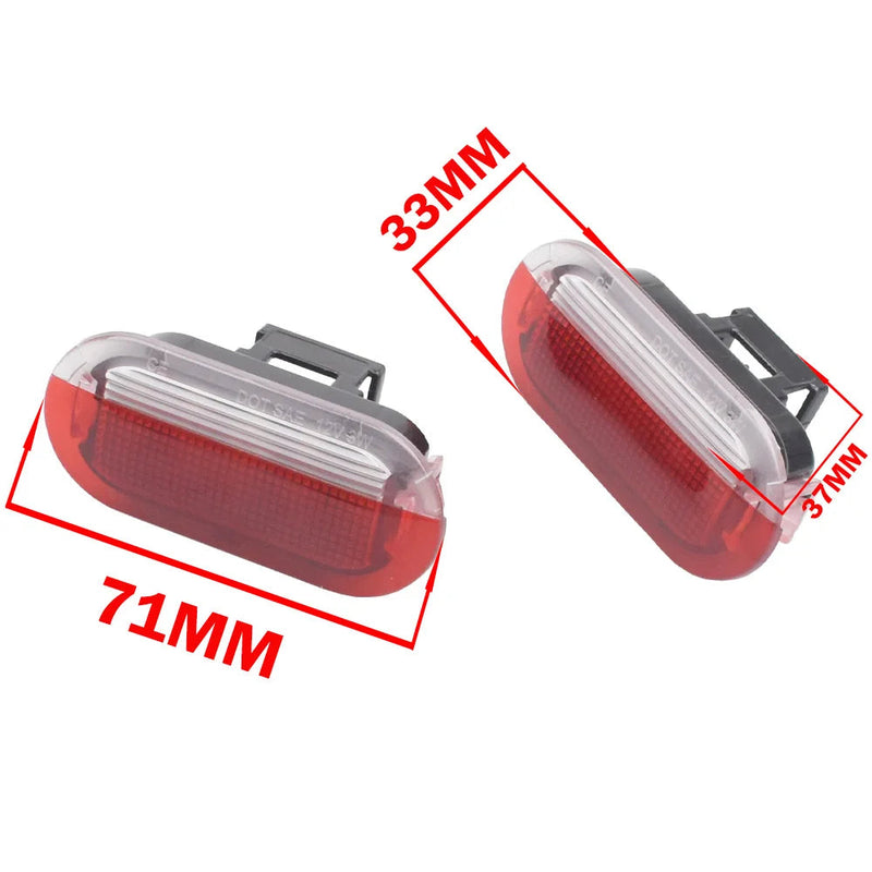Led Porta Cortesia 2 peças Golf 4 Polo Mk4 Bora