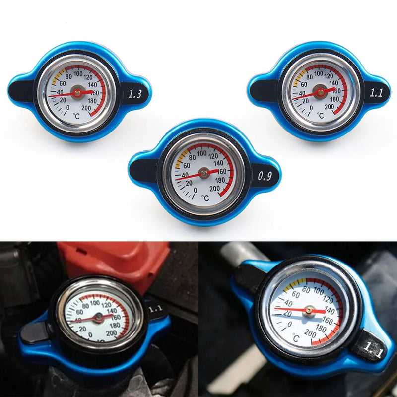 Tampa do Radiador com Medidor de Temperatura da Água, 0,9 BAR ou 1,1 BAR ou 1,3 BAR Universal