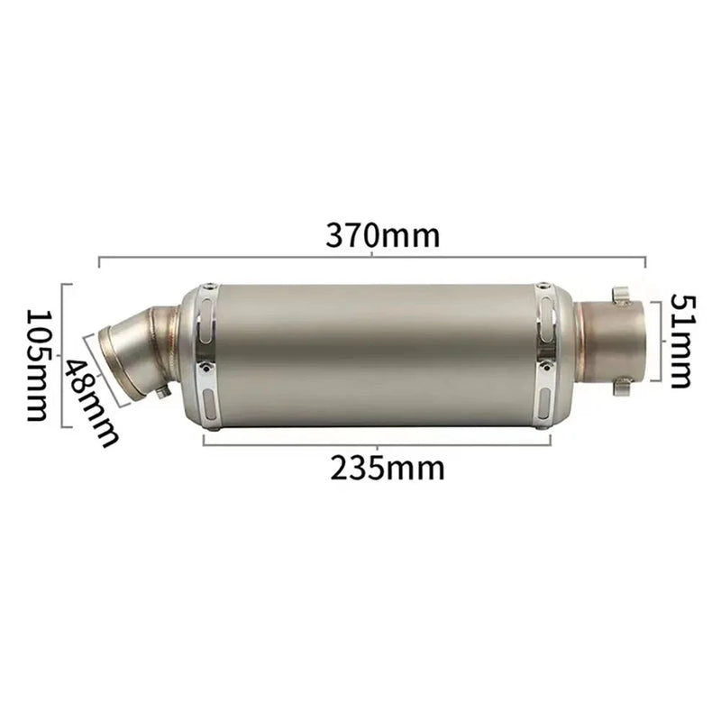 Escapamento de Moto Esportivo Yoshimura Universal 51mm