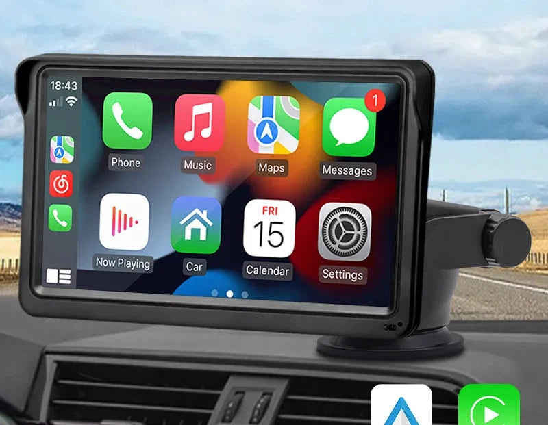 Multimídia Video Player 7 polegadas radio CarPlay USB AUX para câmera de Ré