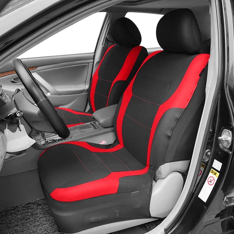 Capas de assento de carro de poliéster universal com design esportivo