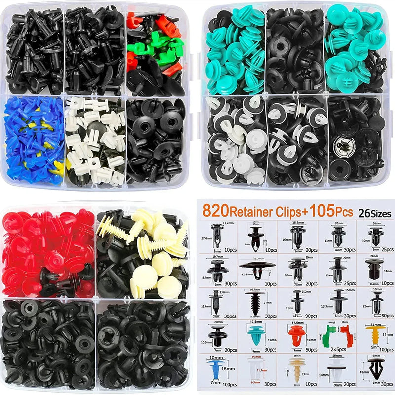 Kit de Clipes de Fixação de Carro Para-Lama Rebite Clipes de Plástico para arroceria