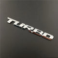 Emblema Adesivo  TURBO 3D Metal