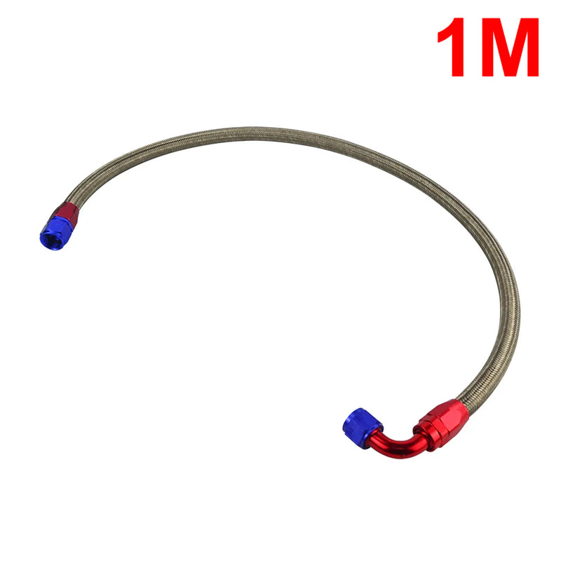 Mangueira de Pressao de Óleo em Aço Inoxidável Brained Oil Hose Line