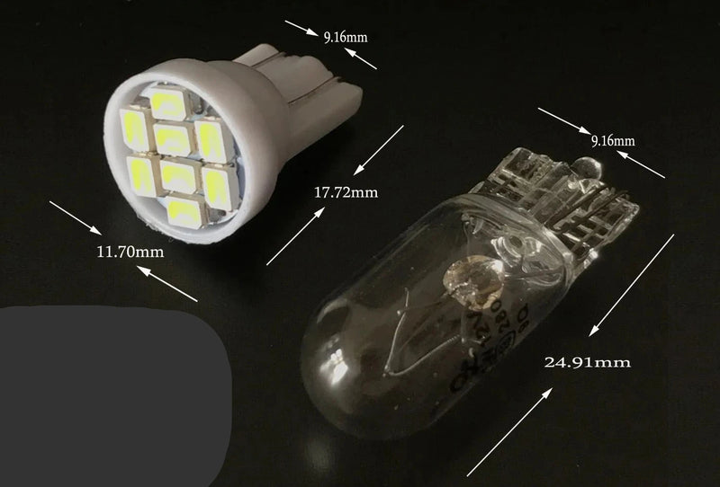 Lampadas Led T10 esmagadinha.