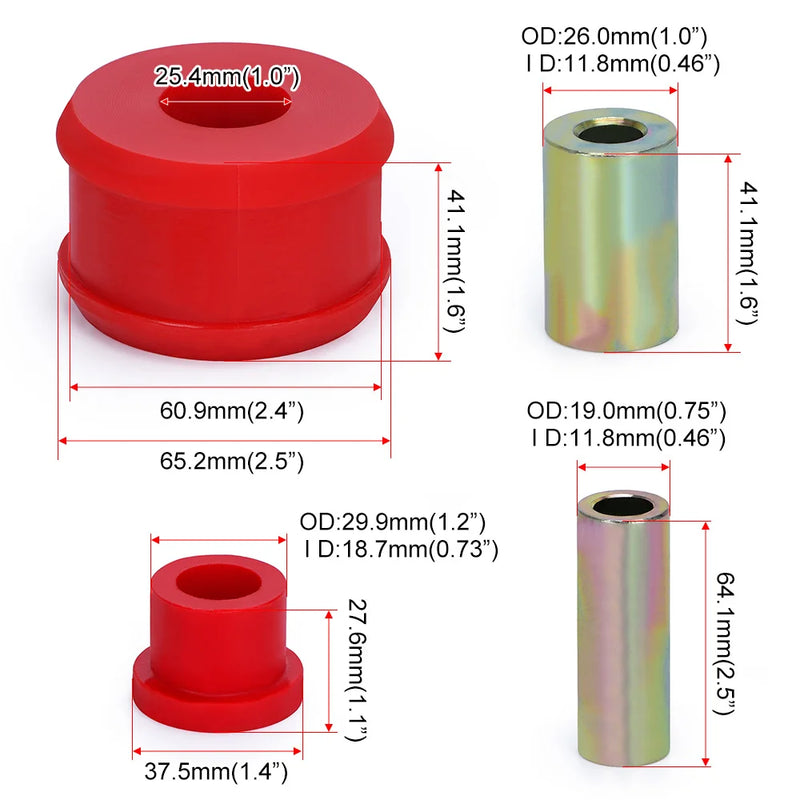 kit de Bucha de Braço de Controle Dianteiro para VW Beetle 98-06 / Golf 85-06 / Jetta 85-06