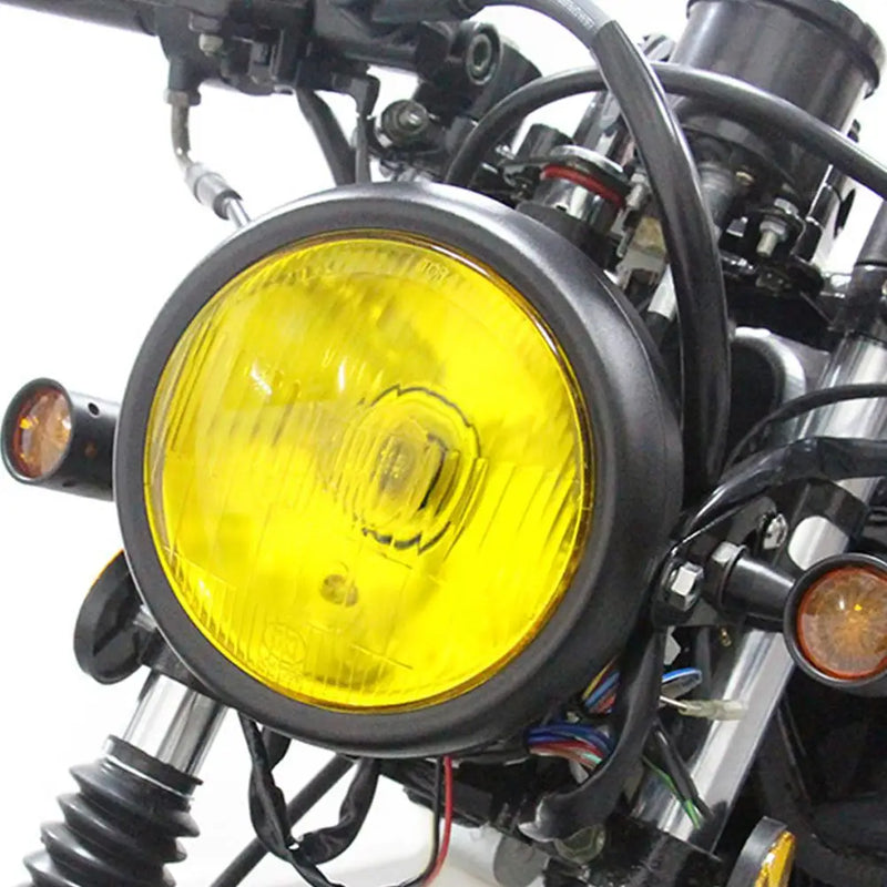 Farol de motocicleta 5,75 polegadas redondo retro