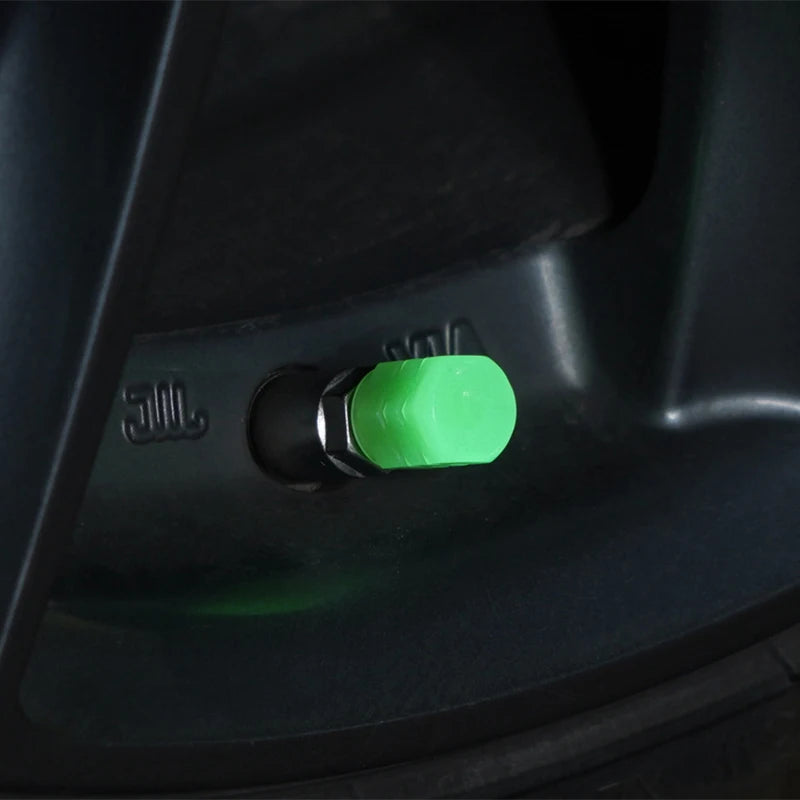 Bicos Para Rodas Fluorescente Noite Brilhante