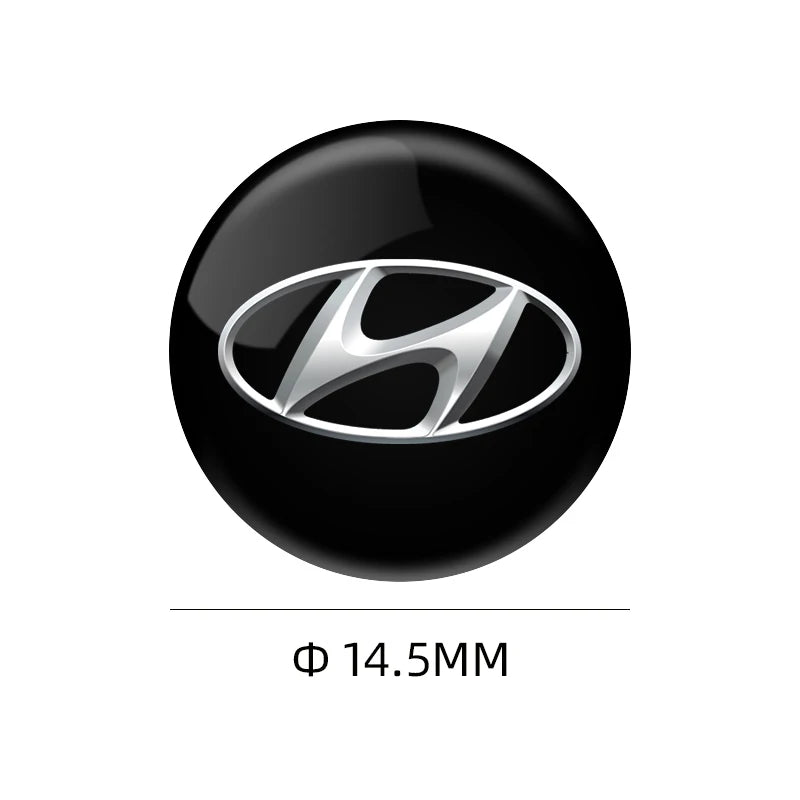 Adesivos de fechadura de carro de 14,5 mm