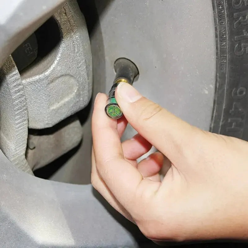 Indicador de pressão do pneu do carro, valvula-bico universal