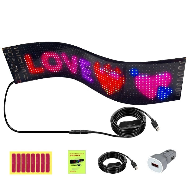 Display LED Flexível Programável para Exterior Personalizado