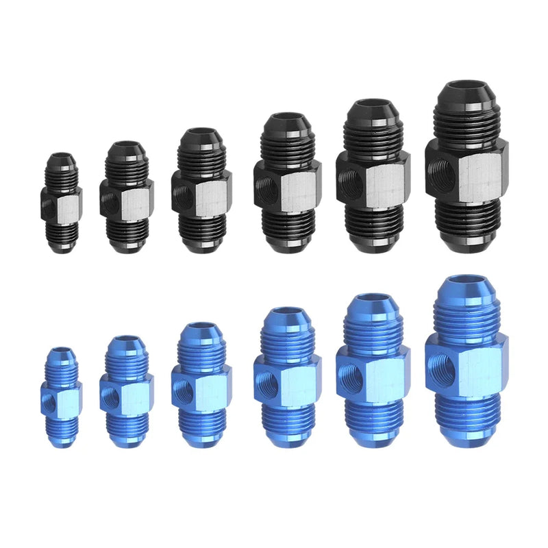 Adaptador Óleo Combustível em T AN4 AN6 AN8 AN10 AN12 Macho para Fêmea 1/8