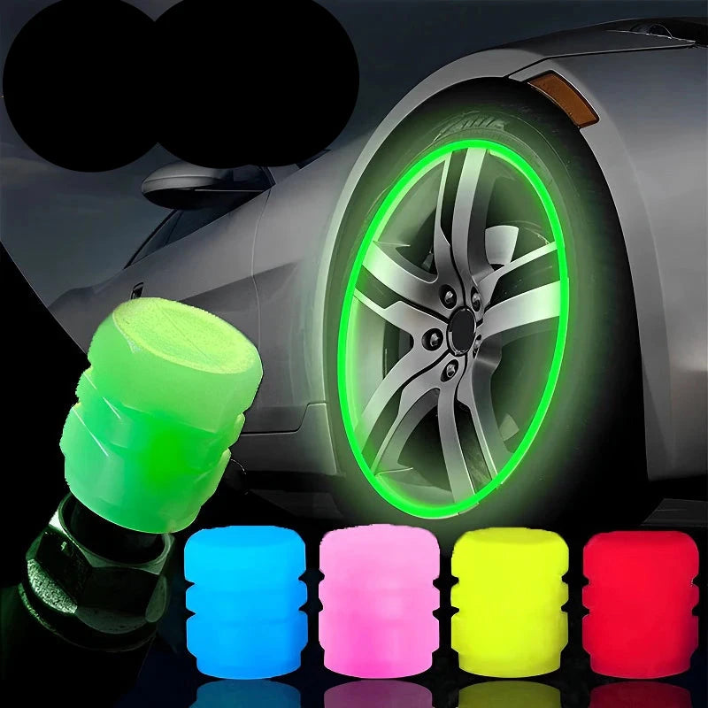 Bicos Para Rodas Fluorescente Noite Brilhante