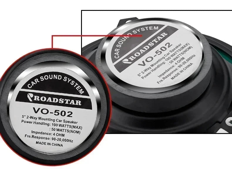Alto-Falantes de Carro de 4/5/6,5 Polegadas Subwoofer Coaxial