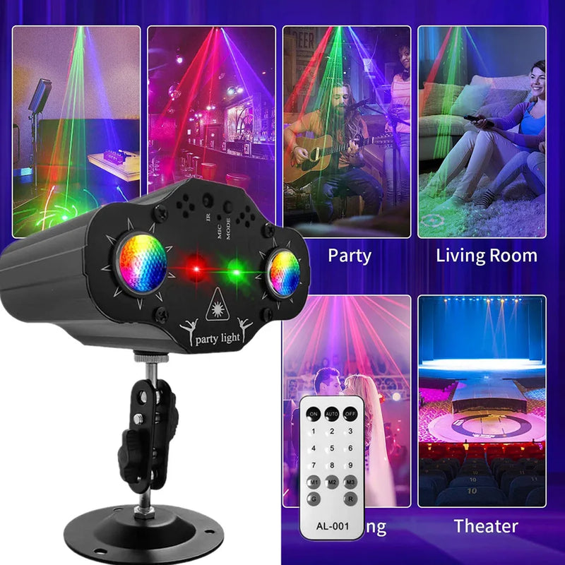 Strobo dj projetor a laser