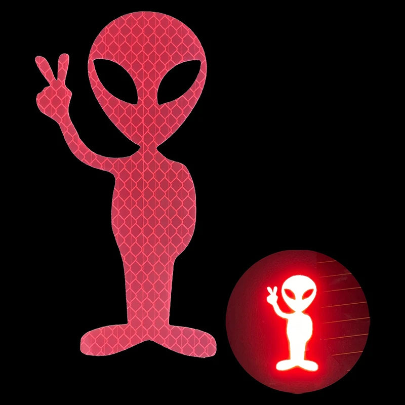 Adesivo Alienígena Refletivo