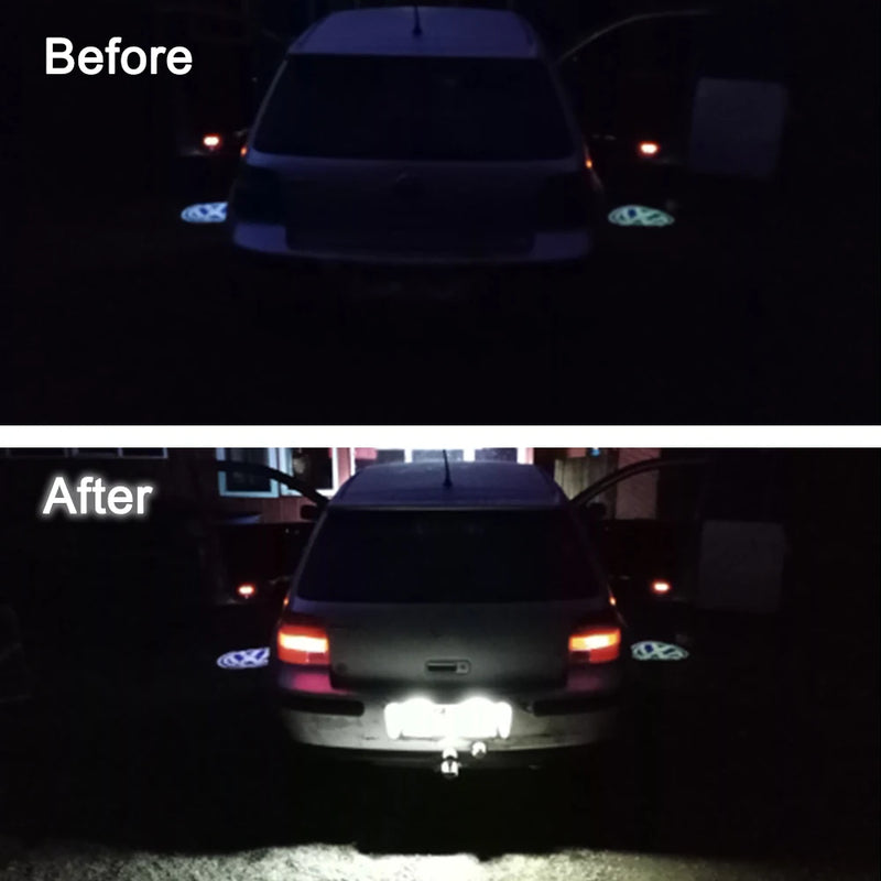 Lampada Led para Placas 2Pcs 12V 6500K VW Golf MK4 MK5 MK6 Passat Polo