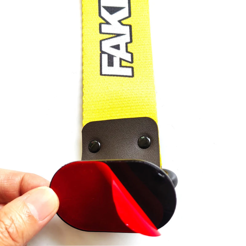 Correia de reboque para carro, decorativa, universal, estilo de corrida