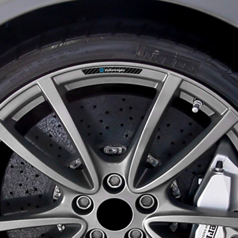 Adesivos para Aro de Carro Volkswagen 4PCS
