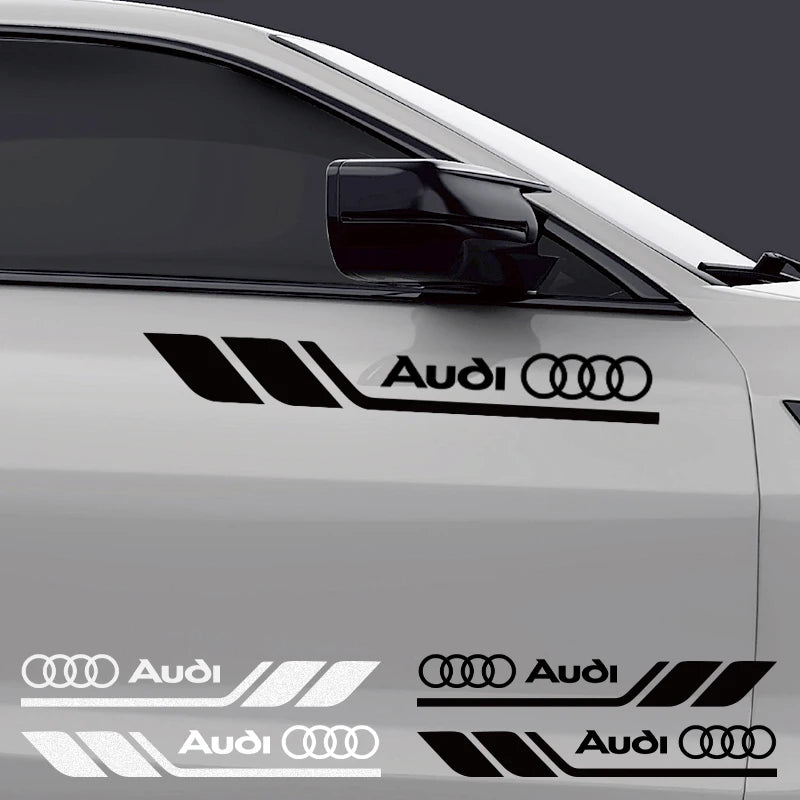 Adesivos de decoração de carroceria de carro para Audi