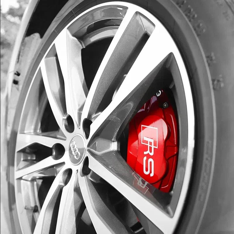 Adesivo do Cubo da Roda Decalques Para Audi Decoração Esportiva 6 Peças.