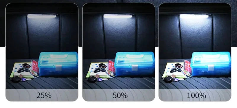 Sensor de luz de carro para assoalho, porta-malas.