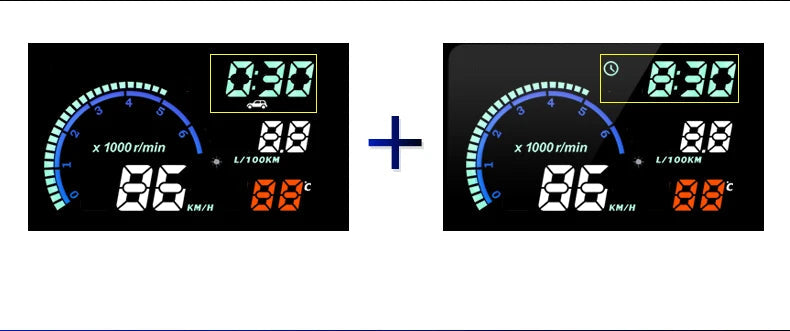 Velocimetro Painel Digital Projetor de Para-Brisa i9 HUD OBD2