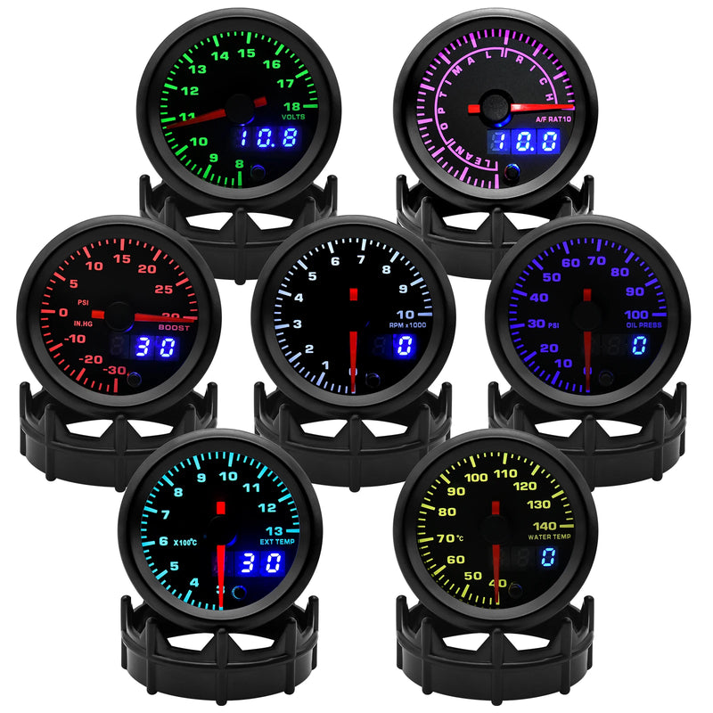 Relogios de precisão Varios Modelos 52mm 7 Cores a sua escolha com Duplo Mostrador.