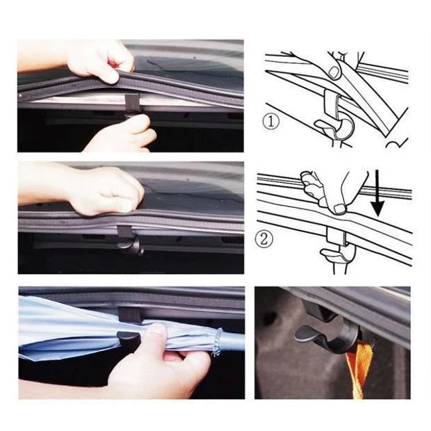 Suporte para Guarda-Chuva de Carro no Porta Malas Universal