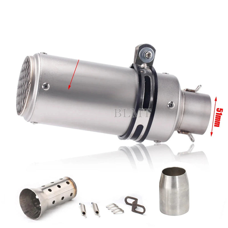 Ponteira de Escapamento Universal DB Killer 51/60mm para z900 R3 R25 MT07 MT09 R1 Z400 Z650