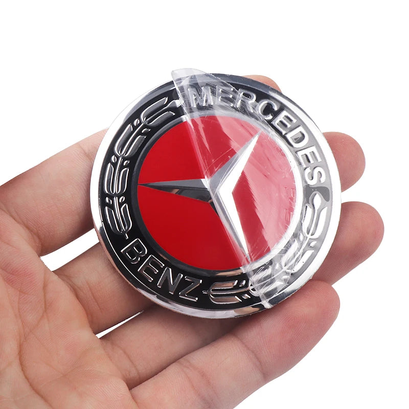 Adesivo Tampas de Cubo de Roda para Mercedes Benz 4 peças 56mm