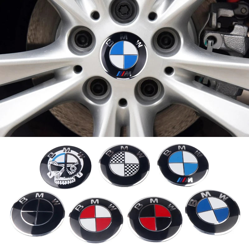 Adesivos para Tampa do Cubo da Roda para BMW