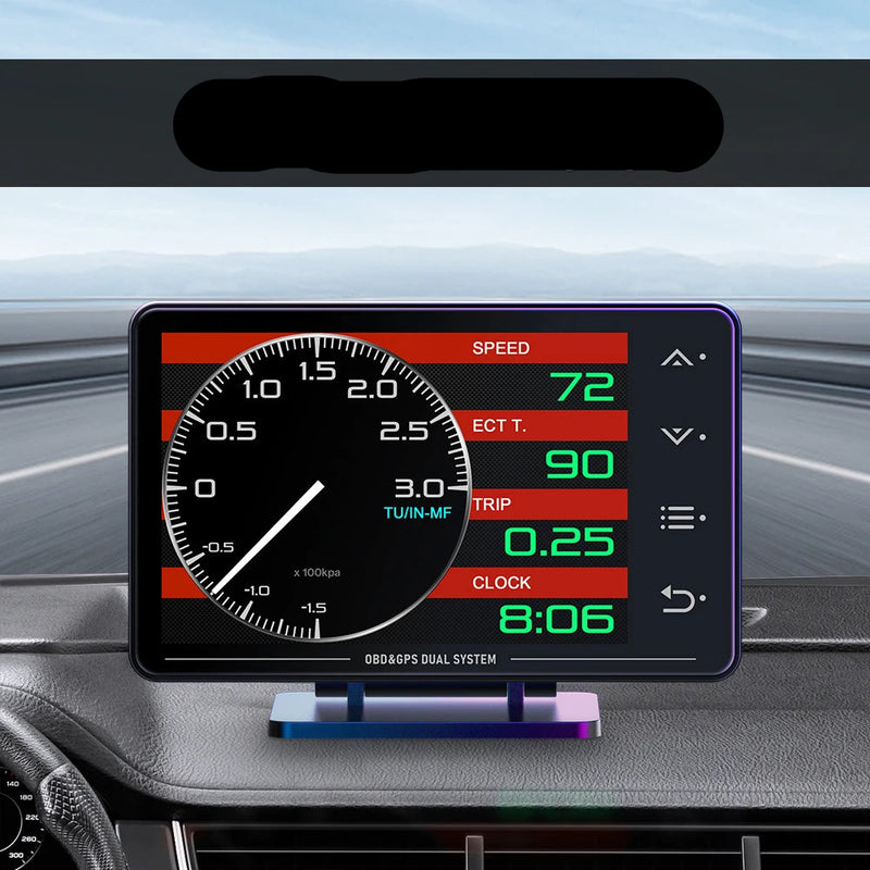 Velocimetro Painel Digital Multi-função OBD + GPS