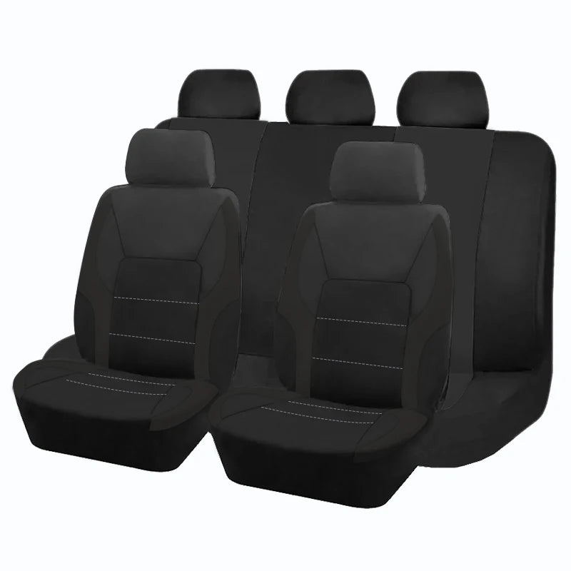 Capas de assento de carro de poliéster universal com design esportivo