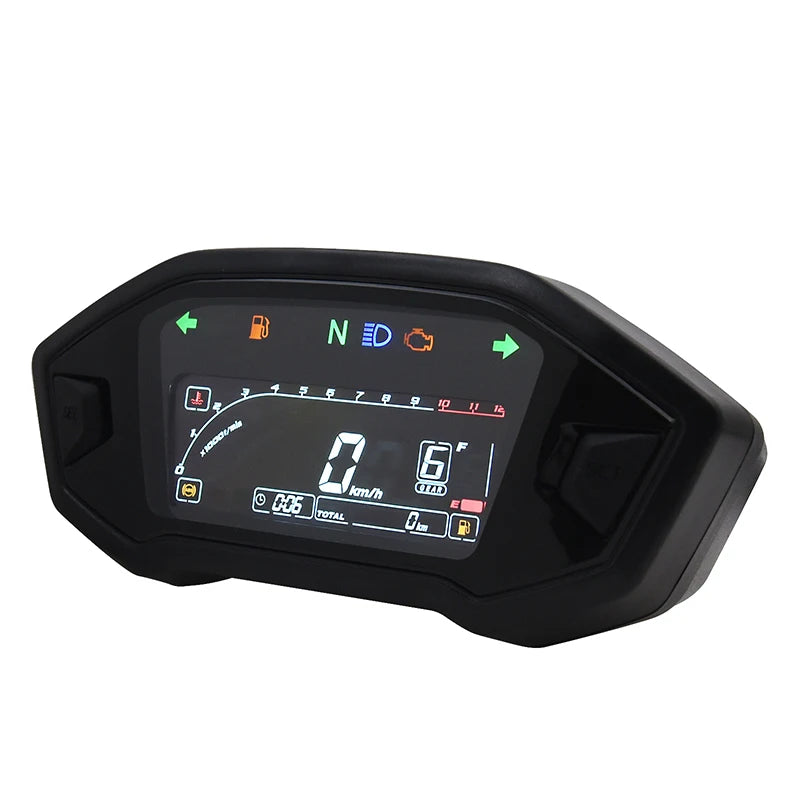 Velocímetro Painel Digital Universal em LED 12000 RPM