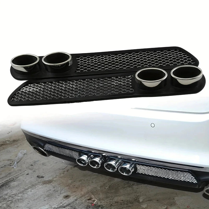 Escapamento Decorativo para Carro com 4 Bocas.