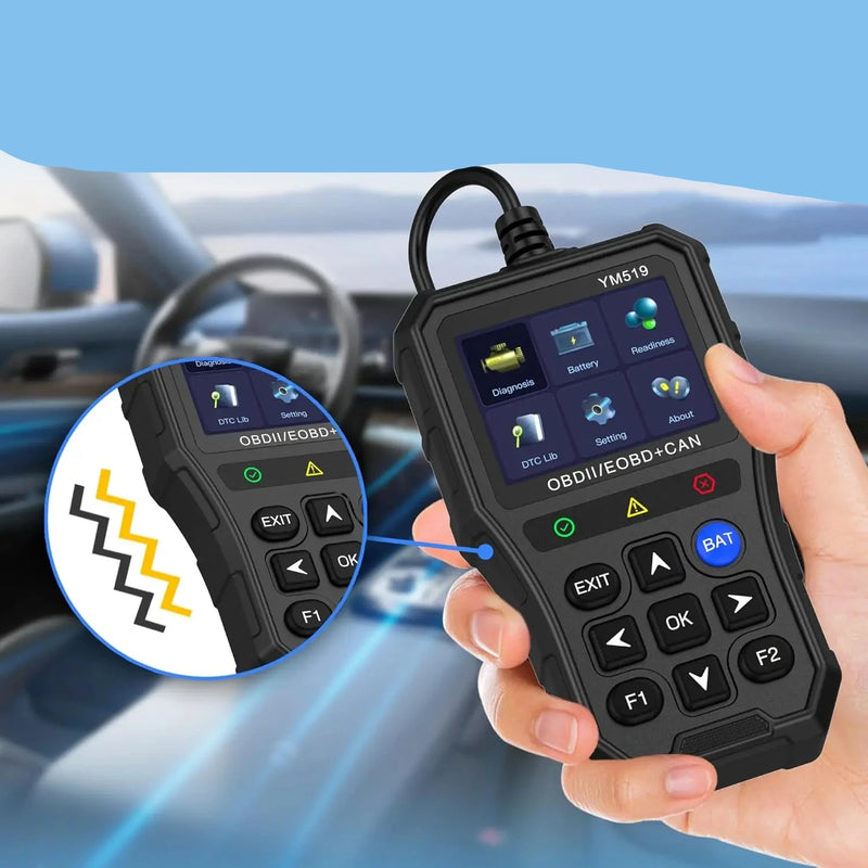 Scanner Automotivo Testador de Bateria Verificador de Sistema de Motor Leitor de Código de Falha