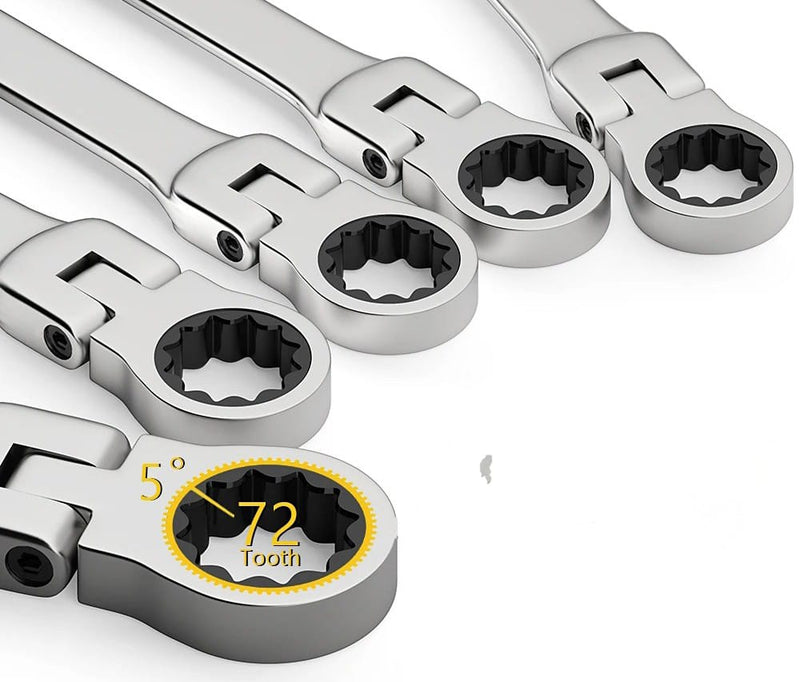 conjunto de chave de catraca de cabeça flexível Profissional