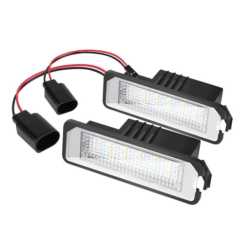 Lampada Led para Placas 2Pcs 12V 6500K VW Golf MK4 MK5 MK6 Passat Polo