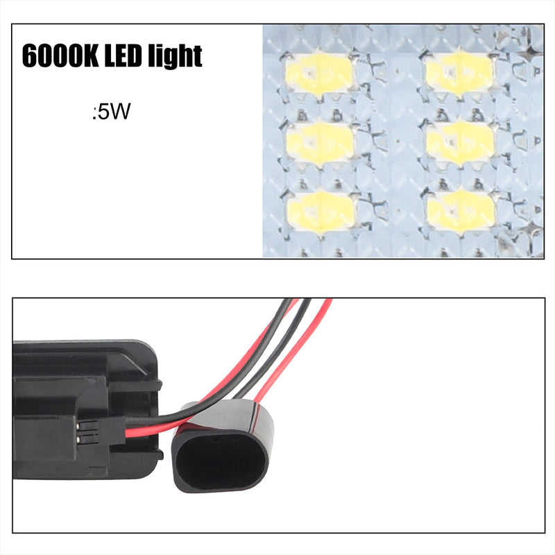 Lampada Led para Placas 2Pcs 12V 6500K VW Golf MK4 MK5 MK6 Passat Polo