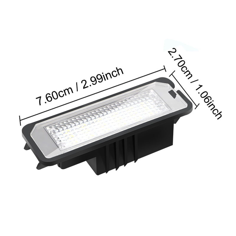 Lampada Led para Placas 2Pcs 12V 6500K VW Golf MK4 MK5 MK6 Passat Polo